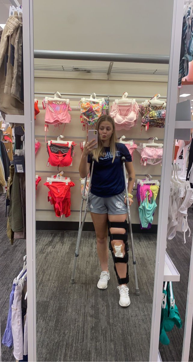 maddymcintyre00's tweet photo. A year ago today I was on crutches wondering how hard the journey would be for me to get back. Today I just finished my 2nd year of college softball as a NCCAA runner up, finishing with an OBP of .371 and BA of .344. A lot of fight in the dawg🩵 Just getting started🩵 #1yearleft https://t.co/tSzZyvWQUC
