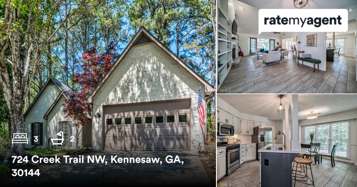 CobbHomes's tweet photo. 🛌 3 🛀 2
📍 724 Creek Trail NW, Kennesaw, GA, 30144

My latest sale on RateMyAgent.
 RPUR01
https://t.co/qpL1Qz8TlC

...
#ratemyagent #realestate #ReMax_Pure https://t.co/wpaND4CiSd