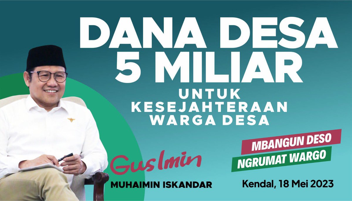 SitubondoTppi's tweet photo. #GusMuhaimin
#DanaDesa5Miliyar 
Mantap https://t.co/Bds630uj8a
