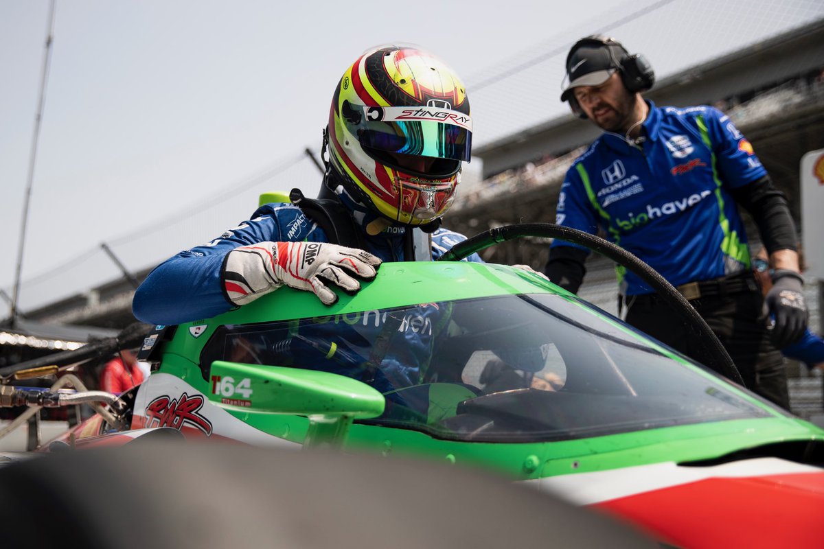 Practice No. 4 for the Indy 500 ends today with <a href="/sting_ray_robb/">Sting Ray Robb</a> 19th on the chart. He went 224.408 mph on the 45th lap, of 102, he ran during the session. 

<a href="/biohaven/">Biohaven</a> 
<a href="/goodheartvet/">GoodheartVet</a> 
<a href="/dalecoyneracing/">Dale Coyne Racing</a> 
<a href="/rickwareracing/">Rick Ware Racing</a> 
<a href="/IndyCar/">NTT INDYCAR SERIES</a> 
#indy500 
#racing