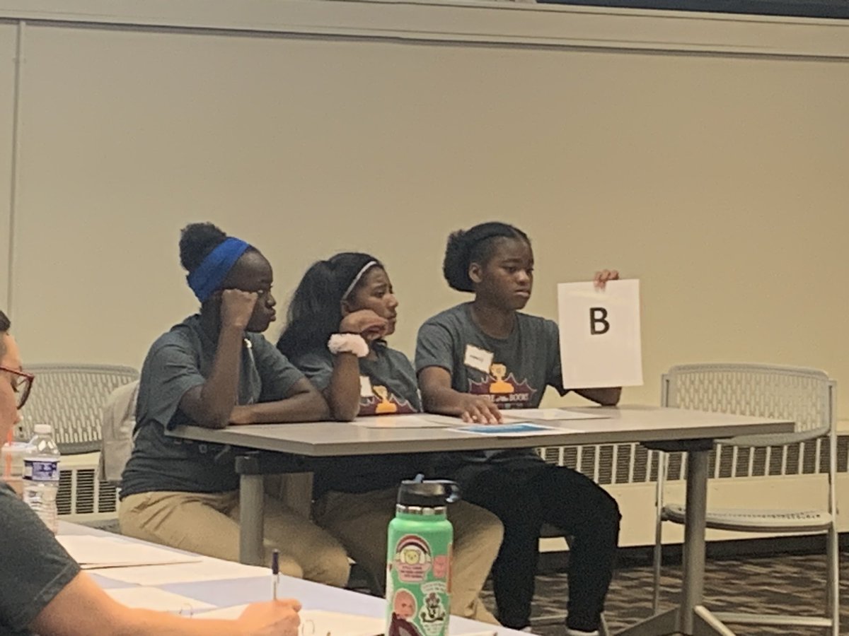 WMMSSmartzone's tweet photo. They held their own against five 8th graders. We didn’t bring home the trophy but I am so proud of my Battle of the Books team!  @windsormillms @bcplinfo @BCPSLMP @LeadTheMill #windsormilldifference https://t.co/d626RSXEDo