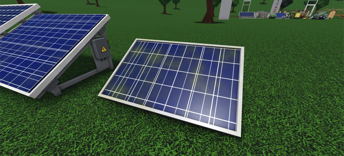 Basically Bloxburg on Twitter "Here is what the solar panels look like