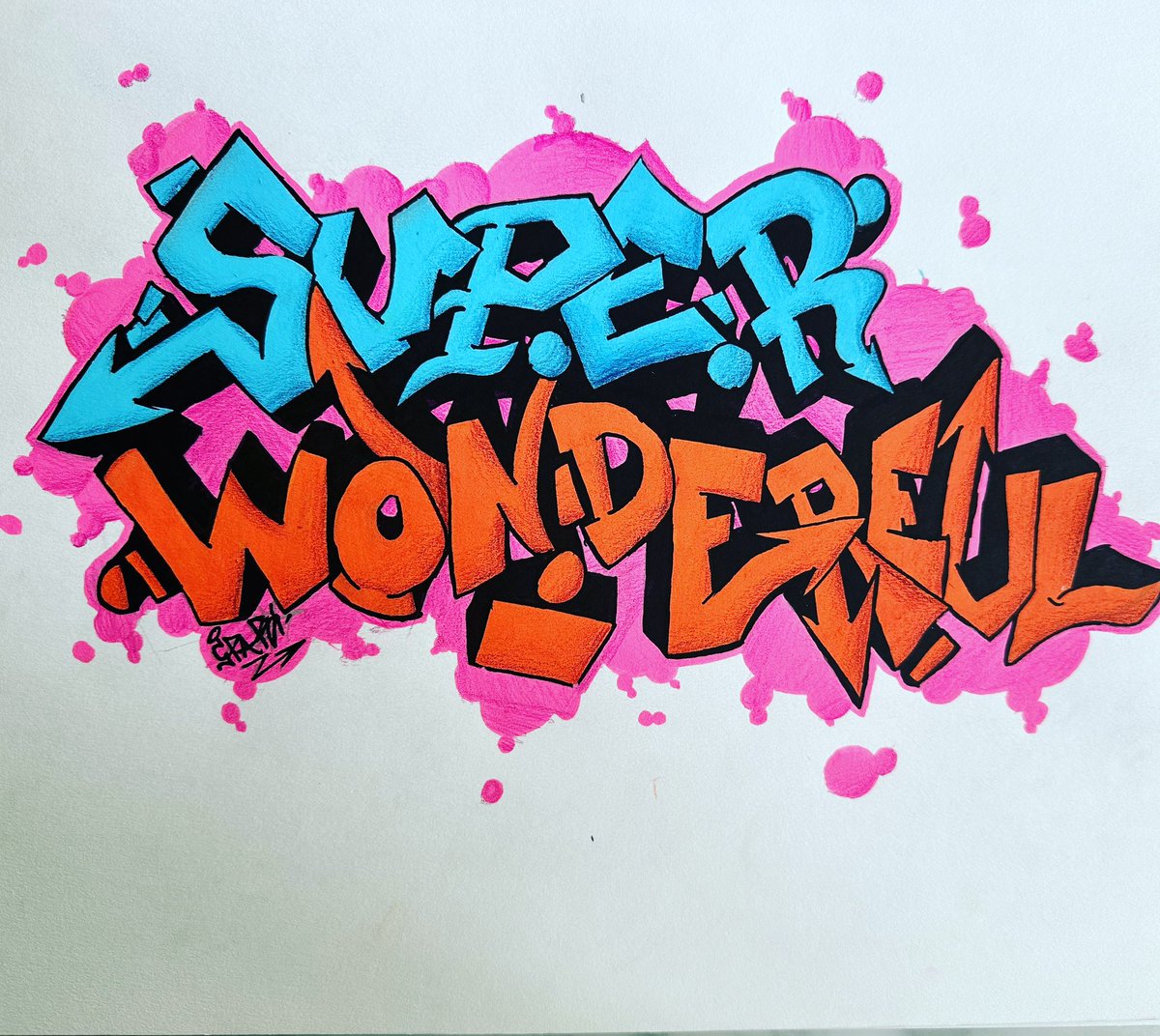 Now this one is literally SUPER WONDERFUL. I’ve been working on some art for my Mom <a href="/yancynotnancy/">Yancy</a> —Fun fact, this one is for a song that I actually inspired her to write. More to come on this….even really cool collab merch coming soon. #graffiti #illustration #art