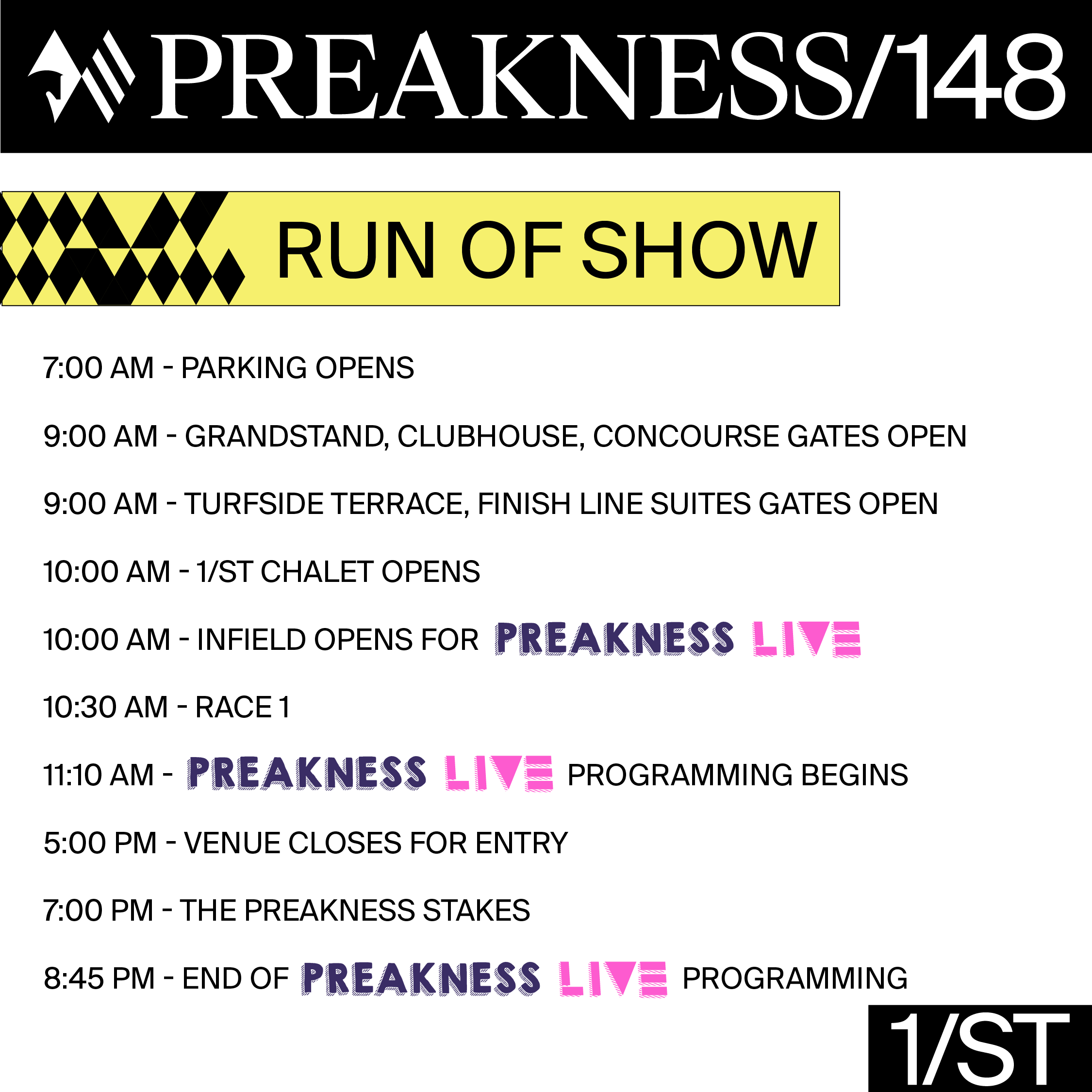 Preakness Live (preakness_live) / Twitter