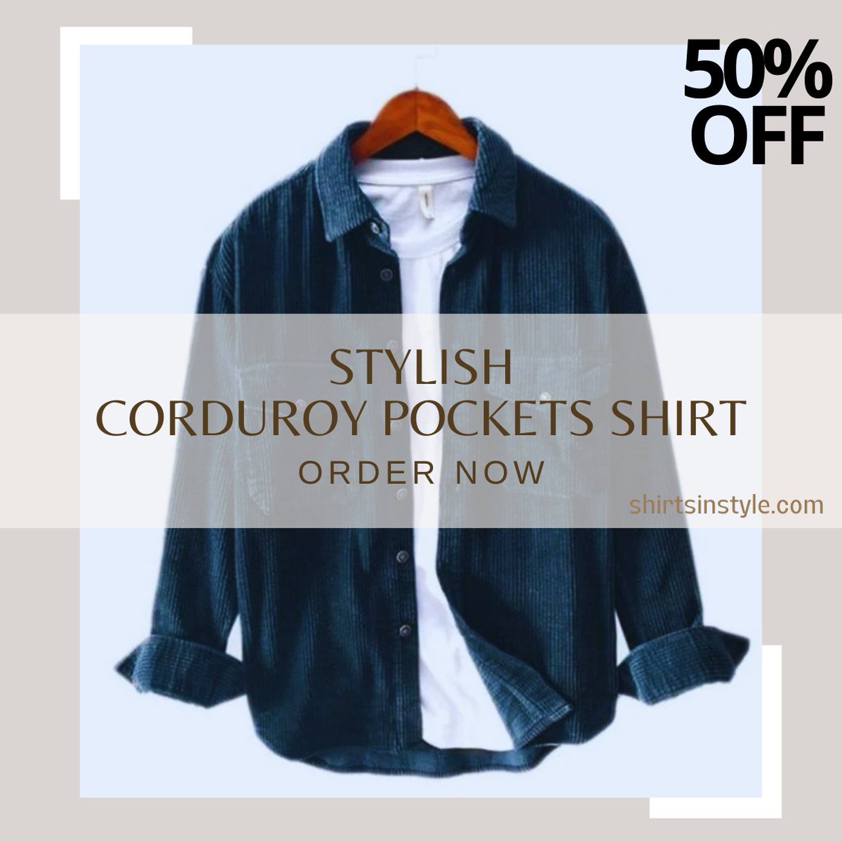 Elevate your casual style with our Solid Corduroy Pockets Shirt! 👕✨ Made with premium corduroy fabric, this shirt offers both comfort and a touch of sophistication.

Shop Now: shirtsinstyle.com/products/solid…

#corduroyshirt #casualstyle #wardrobestaple #versatilefashion #classicdesign