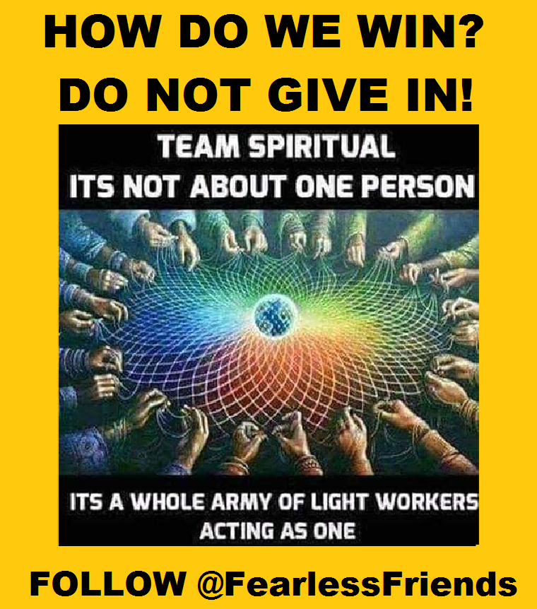 My Dear Friends: Please Retweet This Reminder!👇
HOW DO WE WIN? DO NOT GIVE IN!

Our strategy of #Peaceful #MassNonCompliance is working in our favor. Let's keep it up!

#DoNotComply #DoNotObey #DoNotConsent to #cdc #fda #hhs #medical #mandates or #doctor #hospital #protocols! 👇