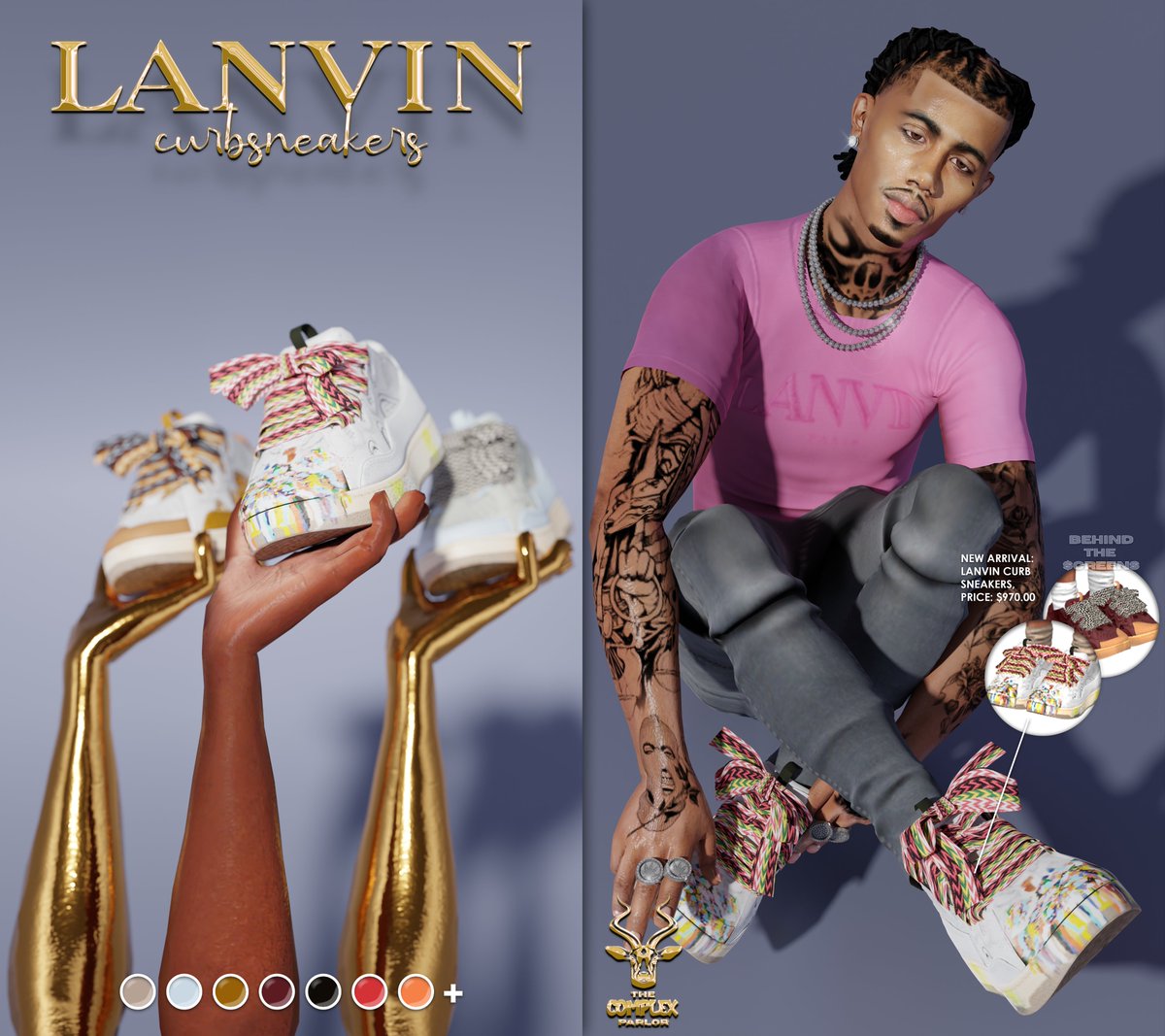 ComplexSims's tweet photo. LANVIN CURB SNEAKERS (ALL AGES) ๐ค OUT NOW!
-
https://t.co/v2tq5QUC2i ๐
-
#sims4mods #mods #thesims4 #simscc #customcontent #blacksimmer #urbancc #sims4 #infantupdate #sims4infants https://t.co/jDinuUKDSR