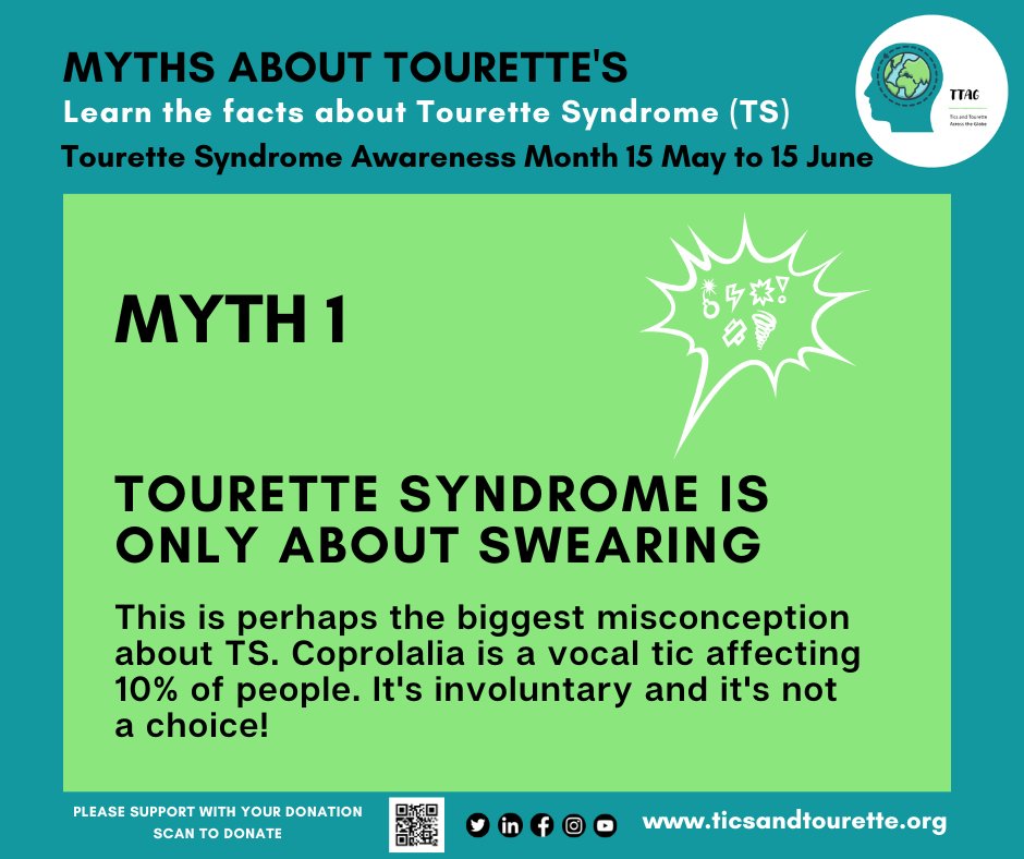 #tourettes takes many forms. Everyone is different, but we all deserve respect. #TTAG #tourettesyndrome #neurodiversity #touretteawareness