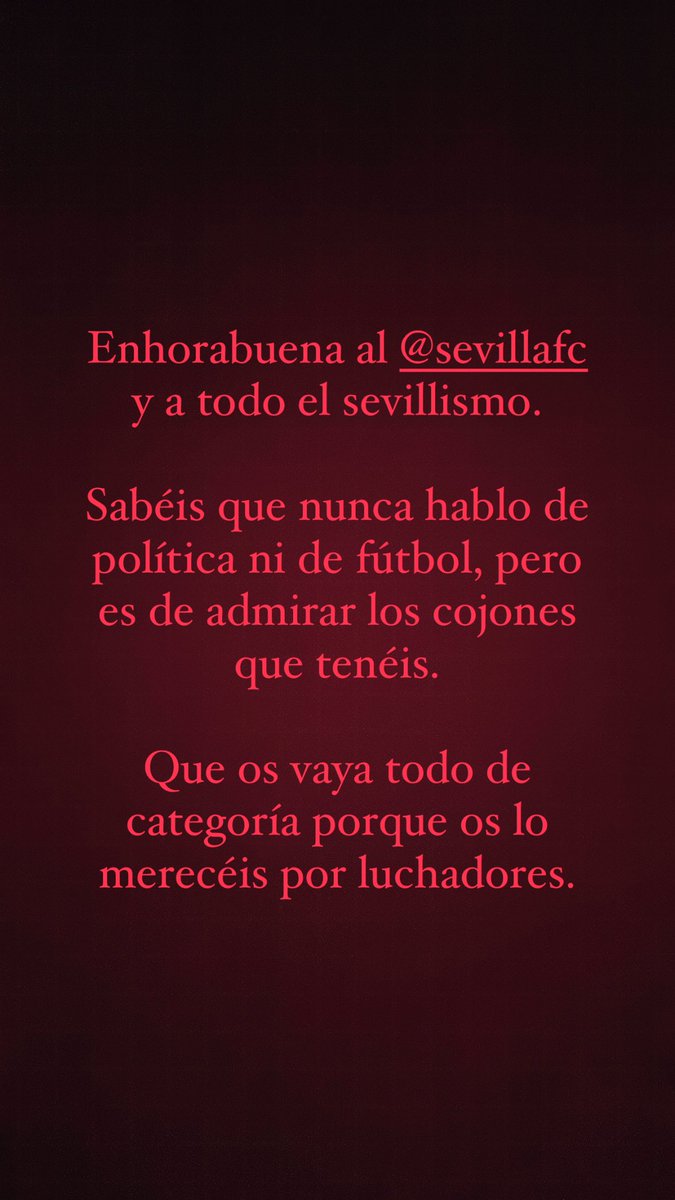 Enhorabuena <a href="/SevillaFC/">Sevilla Fútbol Club</a> 🫡