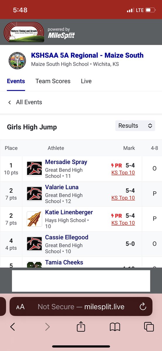 hayshighTrack's tweet photo. Katie 🥉, State Bound! https://t.co/FJ46lDMGd4