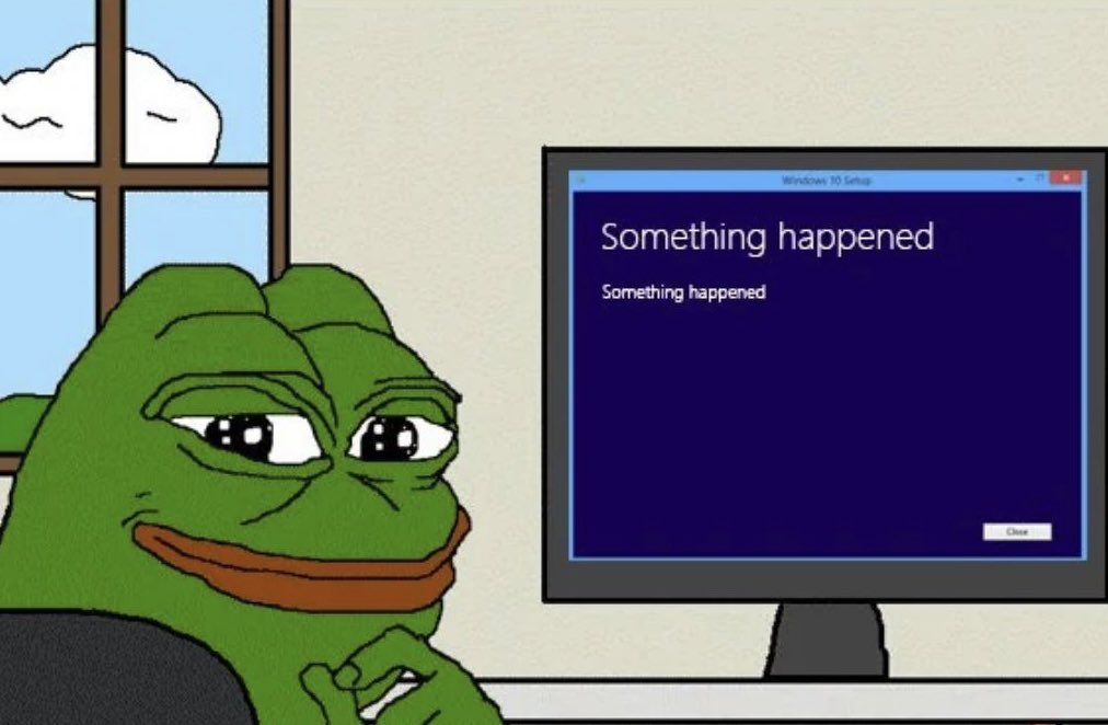 pepecoineth's tweet image. something happened $PEPE
