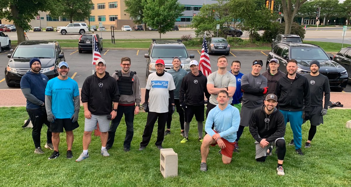 F3DarkTower's tweet photo. Dilbert led 15 PAX on a Ruck/Pearls on a String tour of Late Dark Tower.  Dilbert led more by action than instruction- he joined F3 last fall and he has built himself into one of F3’s premier Ruckers as was on display this morning. https://t.co/vAej6gR3x3