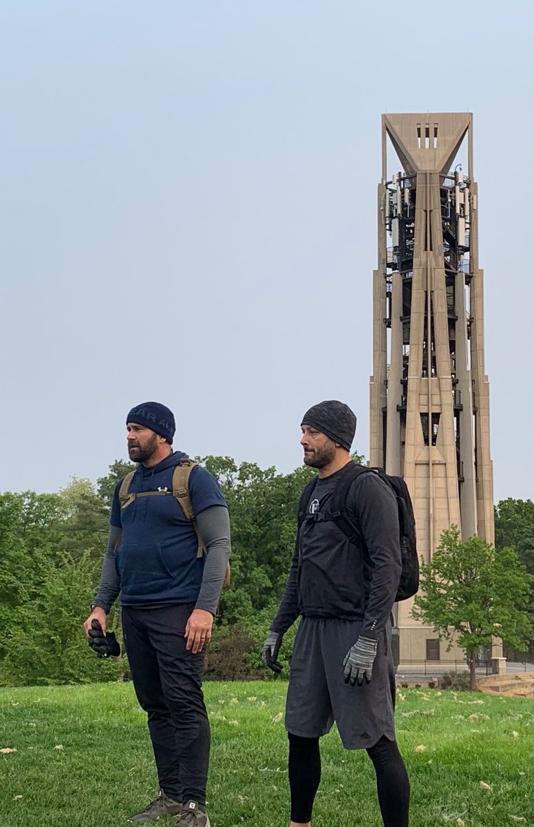 F3DarkTower's tweet photo. Dilbert led 15 PAX on a Ruck/Pearls on a String tour of Late Dark Tower.  Dilbert led more by action than instruction- he joined F3 last fall and he has built himself into one of F3’s premier Ruckers as was on display this morning. https://t.co/vAej6gR3x3
