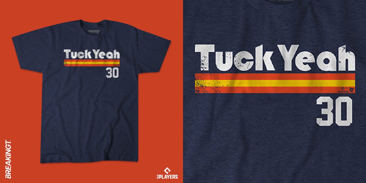 EricTalksStros's tweet photo. Hey #Astros fans, do we love Kyle Tucker? #TuckYeah! How much? What don’t you get this @BreakingT shirt celebrating his walk-off hit last night? Get it at
https://t.co/que4vfJl4a https://t.co/elxNRuJlzk