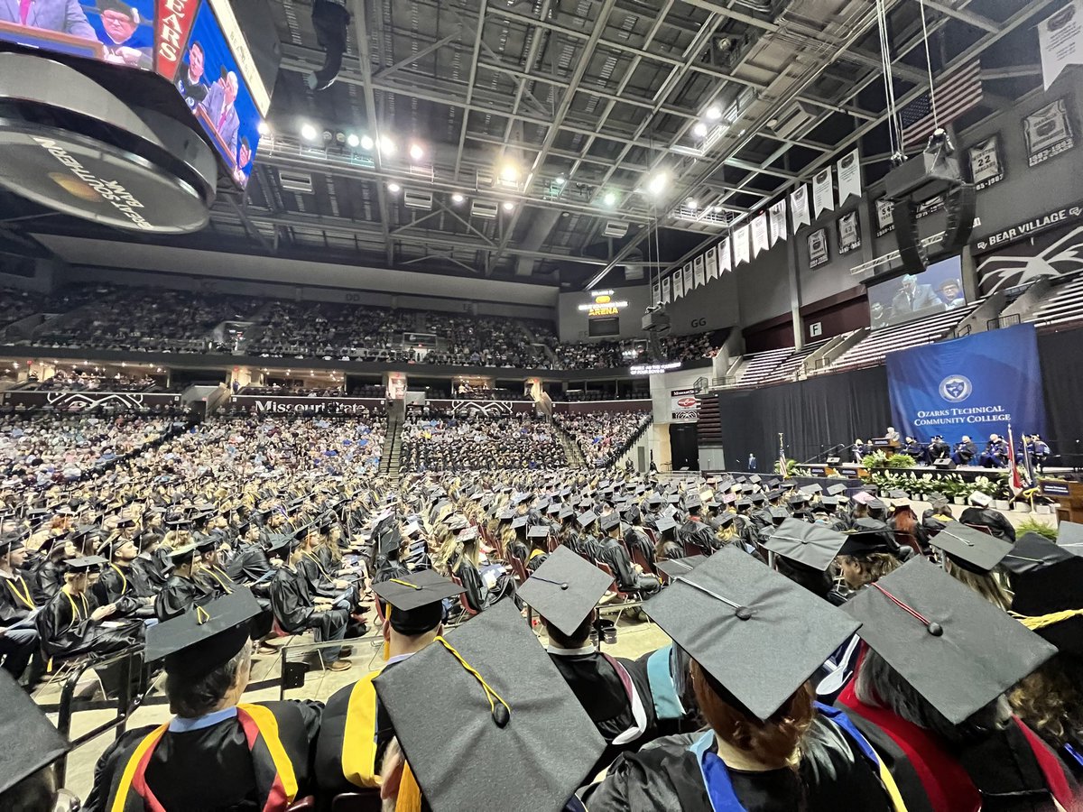 It’s a wonderful day to celebrate the graduates of <a href="/OTCedu/">Ozarks Technical Community College</a>. So many great individuals and their families celebrating commencement. #OTCProud