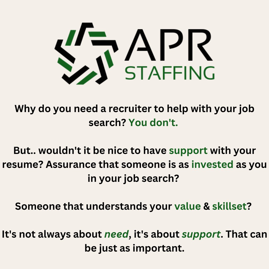 AprStaffing's tweet photo. It's not always about need. It's about #support. 

#MentalHealthAwarenessMonth #StaffingAgency #Recruiters #JobSearch https://t.co/ND4rsc6ssf