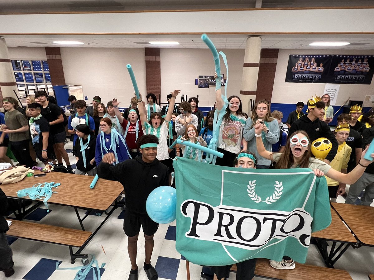 <a href="/robinsonisd/">Robinson ISD</a> <a href="/risdHS/">Robinson High School</a> sophomores got their houses today! New #Protos members were welcomed (loudly)! <a href="/CMcCoy_92/">Cynthia McCoy</a>