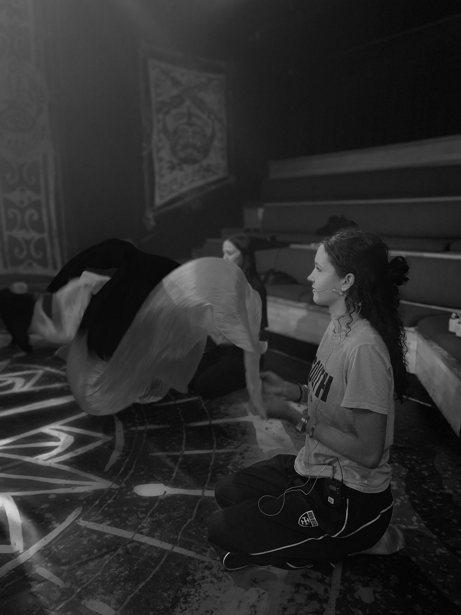 #MoanaJr is all teched and ready for the dress run tomorrow <a href="/cranleighschool/">Cranleigh School</a>! Here are some shots of our wonderful junior cast hard at work in tech rehearsals this week. They are nearly ready to welcome some eager voyagers to Motonui on Monday!🌊⛵️☀️