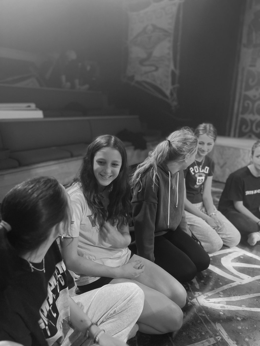 CranleighDrama's tweet photo. #MoanaJr is all teched and ready for the dress run tomorrow @cranleighschool! Here are some shots of our wonderful junior cast hard at work in tech rehearsals this week. They are nearly ready to welcome some eager voyagers to Motonui on Monday!🌊⛵️☀️ https://t.co/T7pD99H1nw