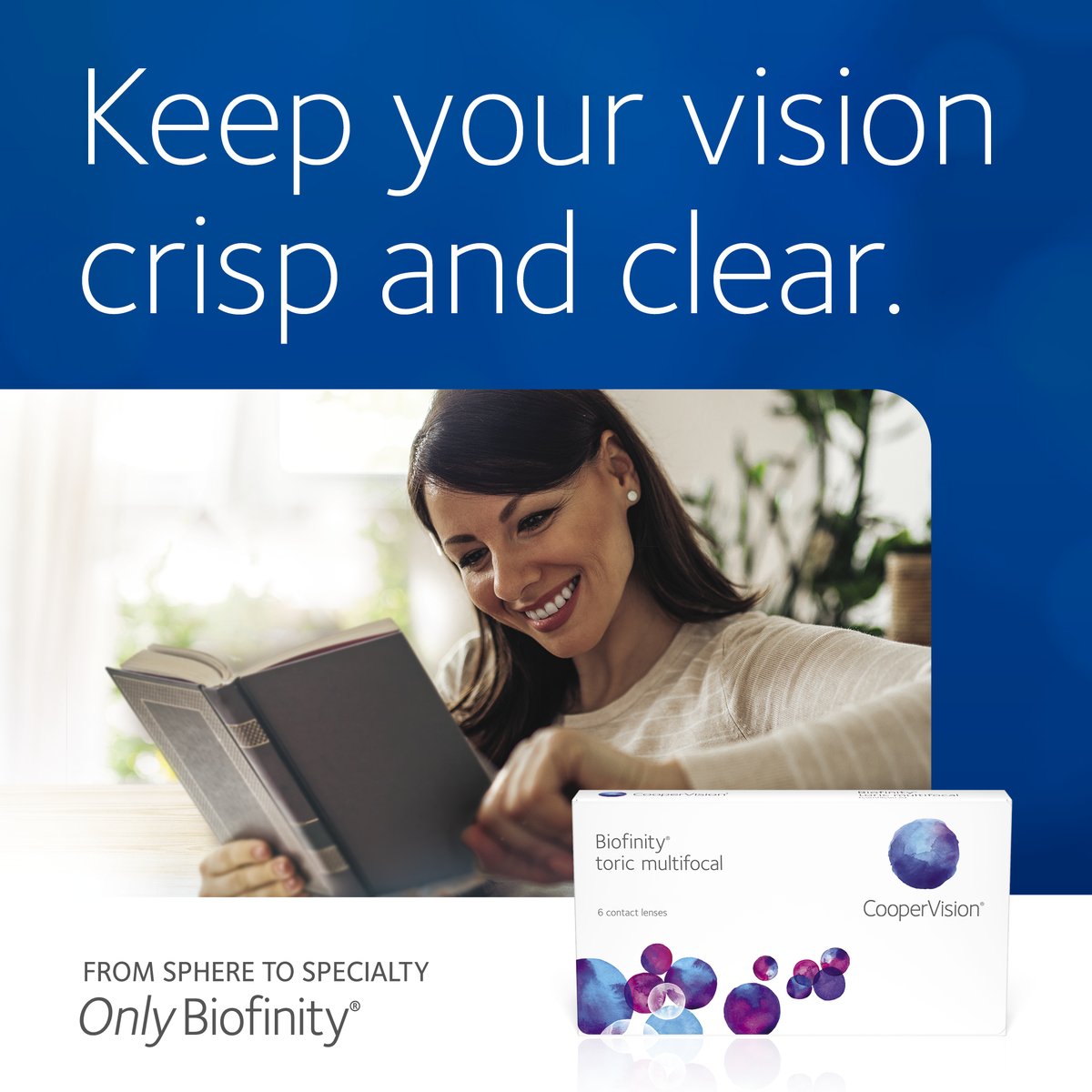 #kendallwilsonoptometry #contactlenses #biofinity #optometry #vision #visionhealthmonth #thursday