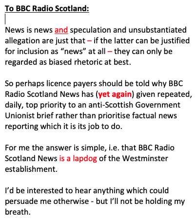 #YesScots #BBCRadioScotland
Come on BBC Radio Scotland - take this on and give an honest reply - your listeners deserve it: