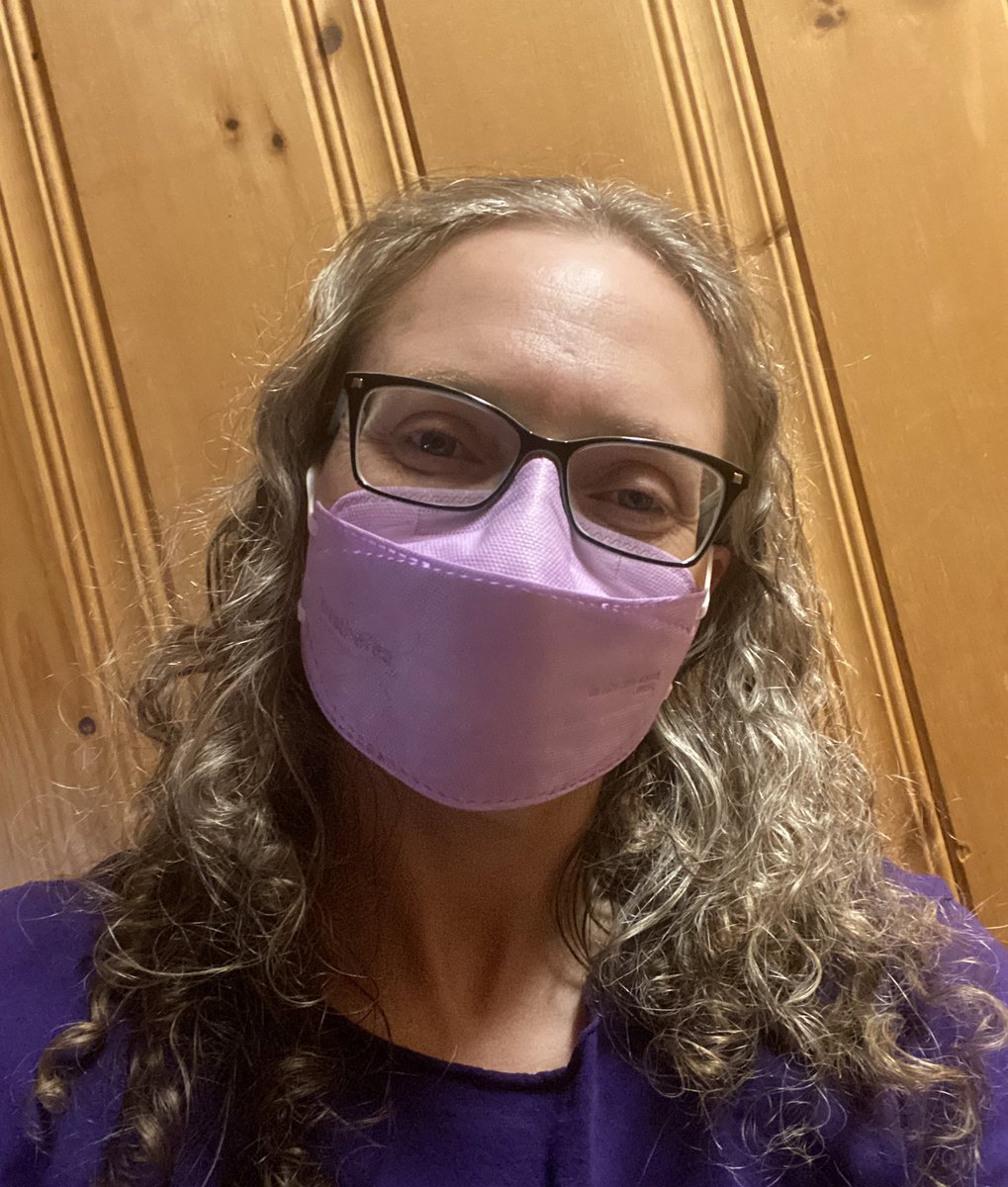 When your Dad sends you purple masks cause thats your favourite colour! #giftoflove #WearAMask #COVIDisAirborne #MasksWork