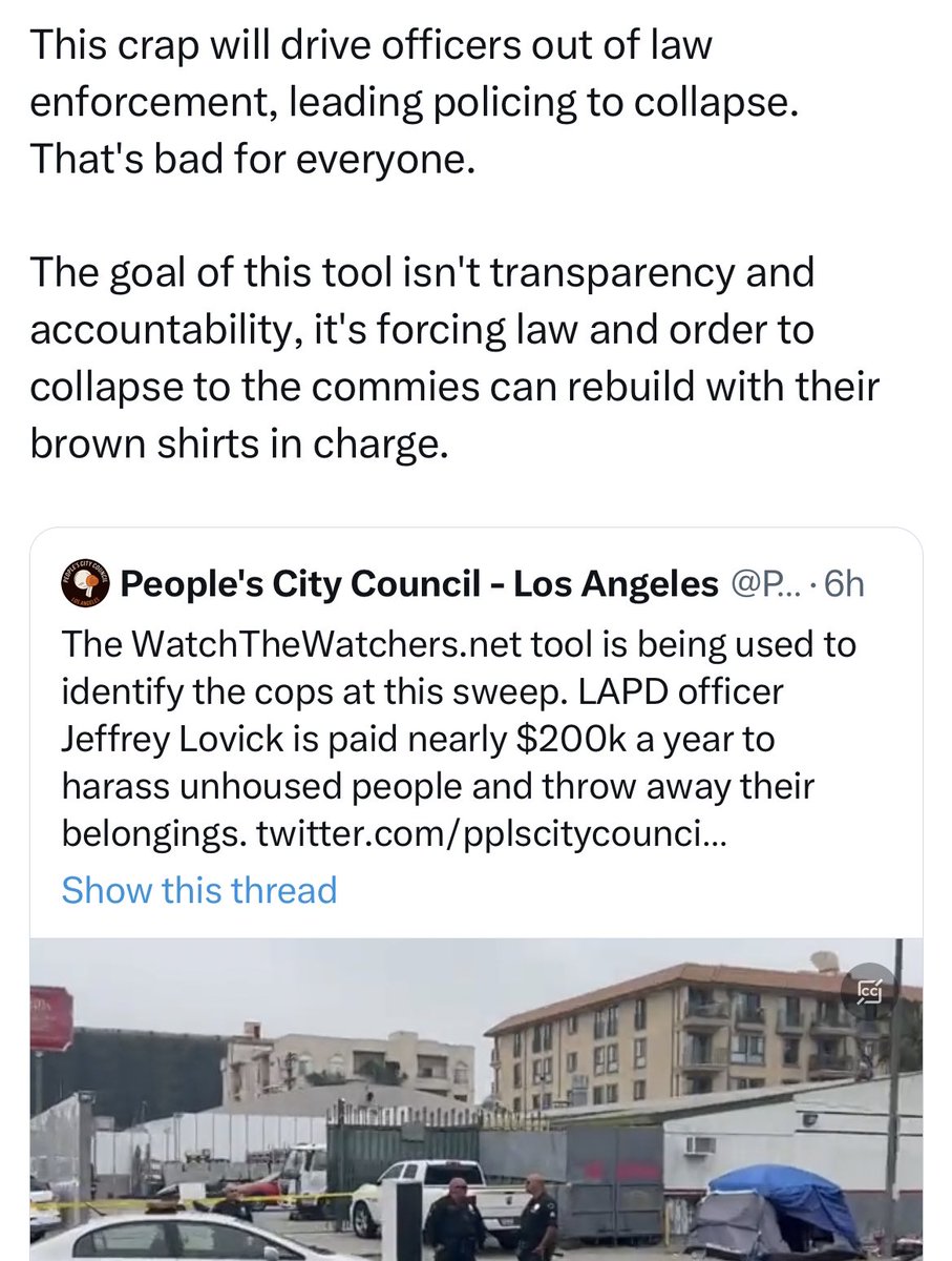 taliaotg's tweet image. This guy flipped all the way out about people using a public database to identify cops.

When I pointed out NYC has a cop misconduct database (50-a.org) and the NYPD even has their own database (nypdonline.org), he blocked me &amp;amp; deleted the tweet.