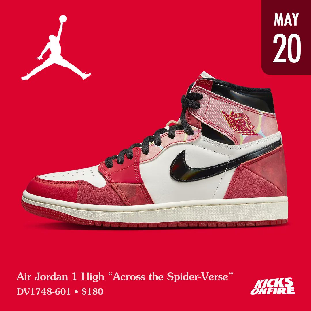 Air Jordan 1 High “Across the Spider-Verse” ❤️🕷️ Hype for this pair ?