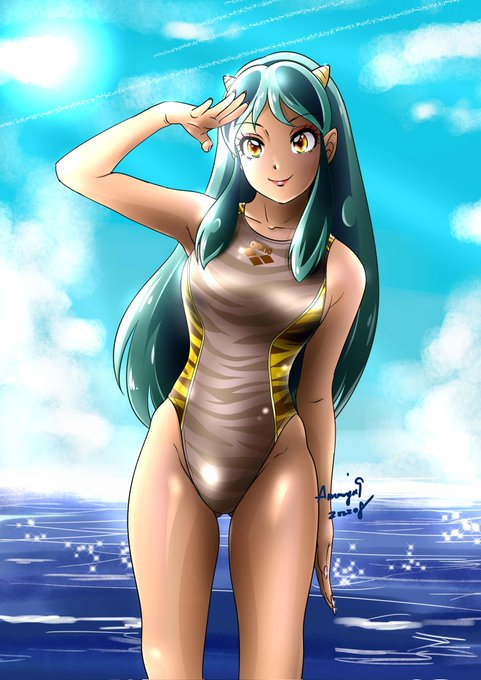 暑くなります、しっかり寝て下さい!(寝たい!)。

#うる星やつら
#ラム 