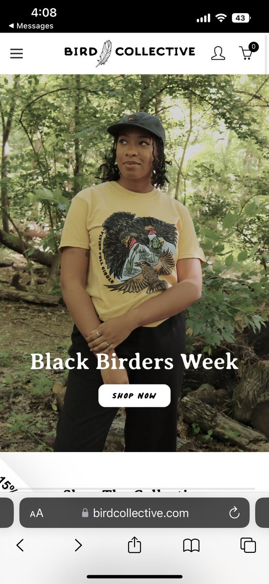 Head on over to the @bird_collective site to grab some Black Birders Week 2023 merch! You may see a familiar face there👀🦅🦆🦜