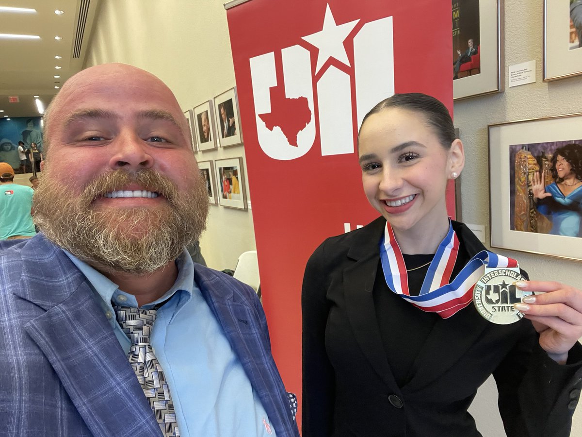 PHSAlphaTheatre's tweet photo. Our Pioneer HS Alpha Theatre Troupe’s Katia Dowling is OUR STATE CHAMPION IN 5A UIL PROSE! SPEECHLESS! https://t.co/SGvtGSPEGD