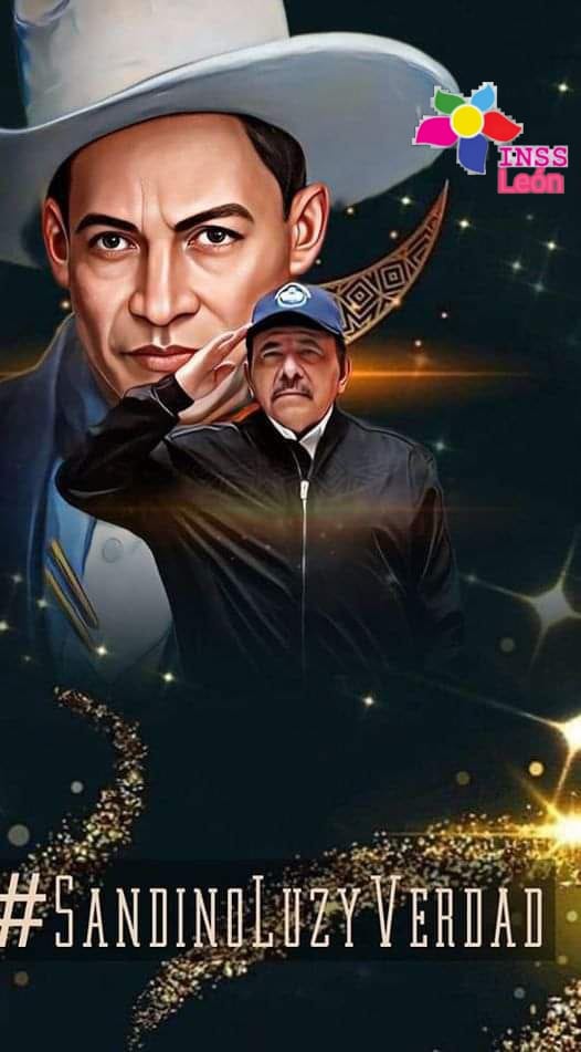 Sandino vivi la lucha sigue
#LeonRevolucion 
#SandinoLuzYVerdad 
<a href="/quezadar2/">REYNA CANALES</a> <a href="/SoleMercede/">Mercede sole Reyes sanchez</a> <a href="/YesFlores13/">YesFlores</a> <a href="/FEFlores/">florence flores</a>