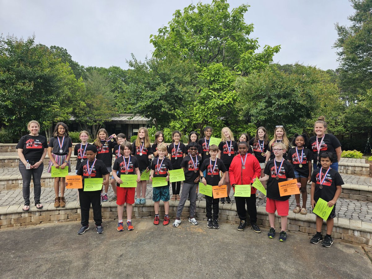 LHolste1_FWES's tweet photo. Battle of the Books club members had a successful in-house competition this afternoon, showcasing all of their knowledge of the books we read this year. Ms. Packer and Mrs. Holste are proud of their accomplishments! #FWESdestinationlearning https://t.co/6jxCZ3PpHy