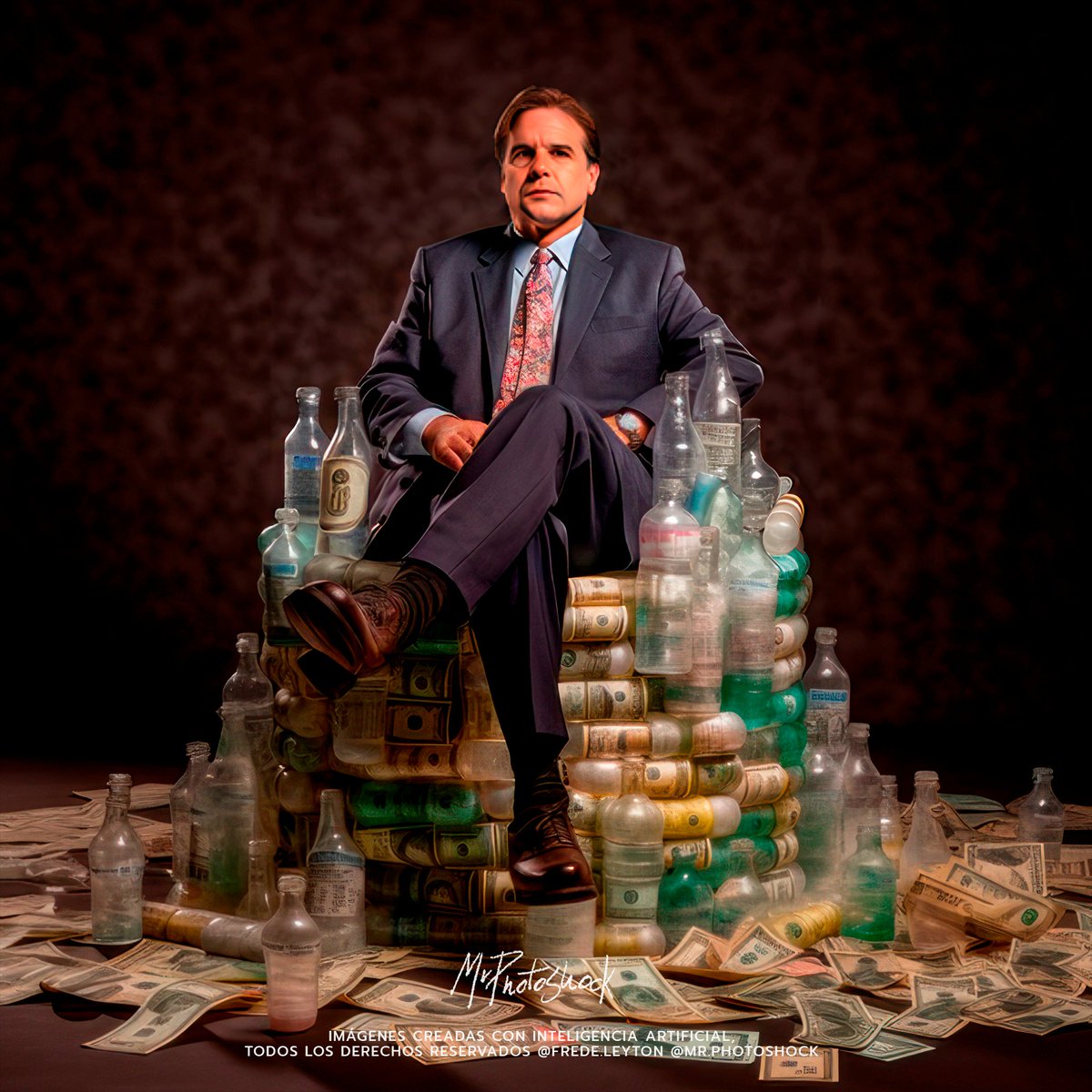 MrPhotoshock's tweet photo. Que haran el día en el que no haya agua que el dinero pueda comprar?

Esta serie de imágenes fueron creadas utilizando Midjurney y Stabledifusion

#midjourney #stablediffusion #Ai #sequia #uruguay #luislacallepou #presidenciauy #ose #Agua https://t.co/3xq02FZQGk