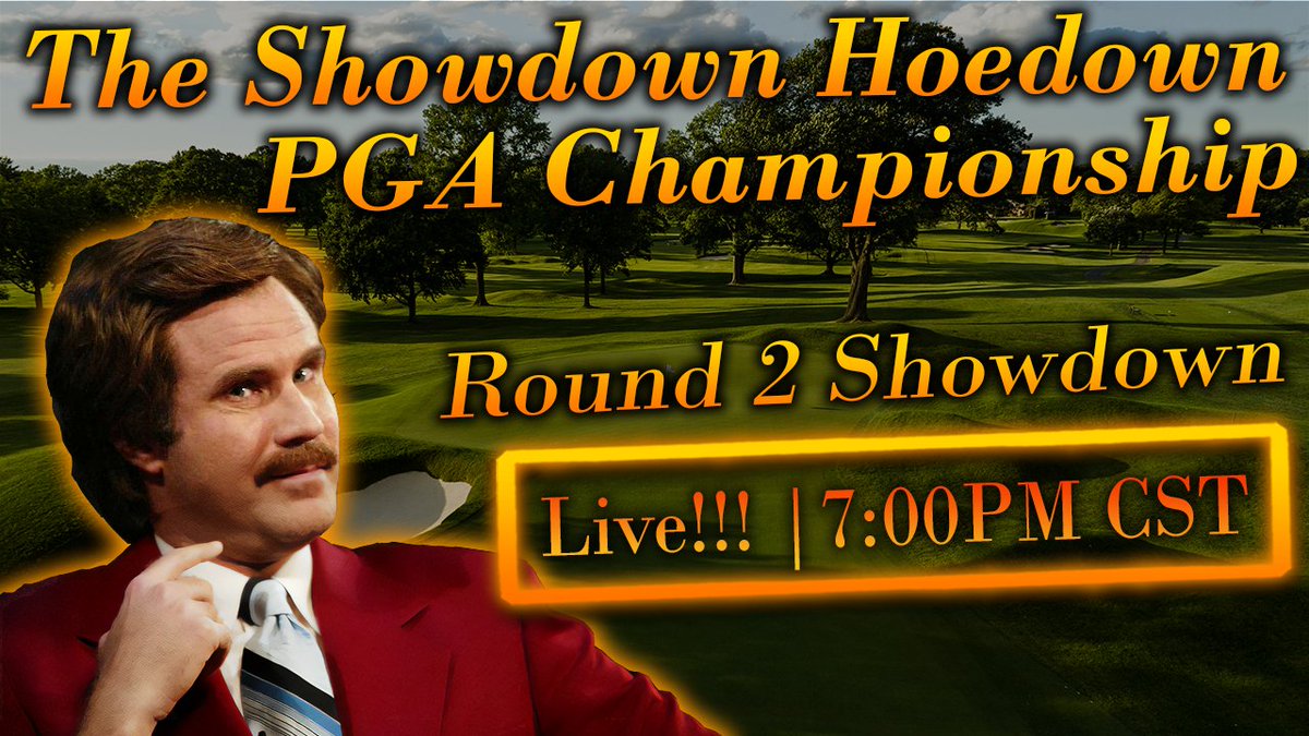 TheDegenerate75's tweet photo. The Livestream train is still rolling!

🚨Only 1 hour away from the Round 2 Showdown Hoedown Stream for the PGA Championship!🚨

Will also be streaming Showdown Hoedown for Round 3 &amp; 4!

Like &amp; retweet to be added to the Wheel for tonight's drawing!🤑 
https://t.co/nBoUWN0WHz https://t.co/QFUXaMpH1R