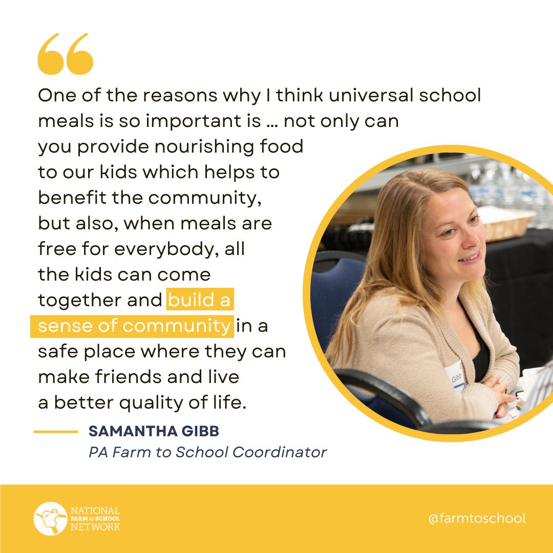 The time for healthy school meals for all is now! 

🌱 Learn more about our campaign and get involved at farmtoschool.org/whosatthetable