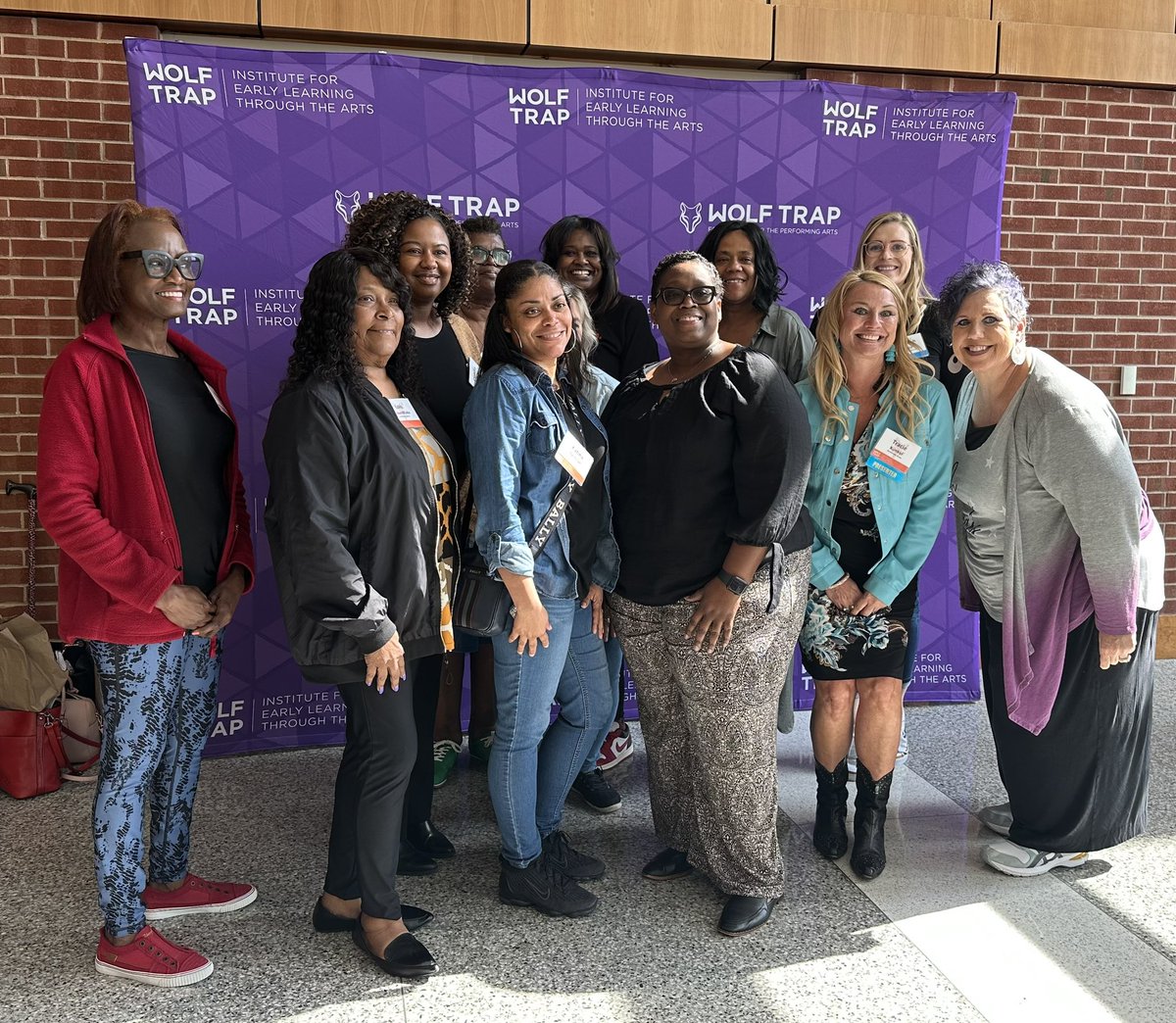 WolfTrap_Edu's tweet photo. “What I heard, what I felt, what I’ll do!” From our talented Teaching Artists + speakers to our partners + new friends from @NPSchools, @SufVAschools +  @nnschools, today was a great day for early childhood learning! Thank you to @Norfolkstate for an unforgettable experience! https://t.co/FekWZYTEde
