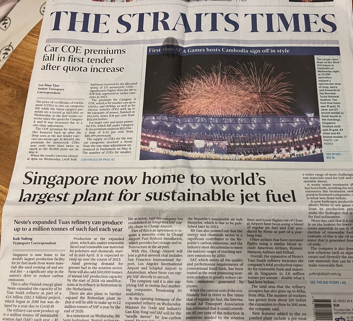 Some things still quite refreshing when arriving in Singapore…
