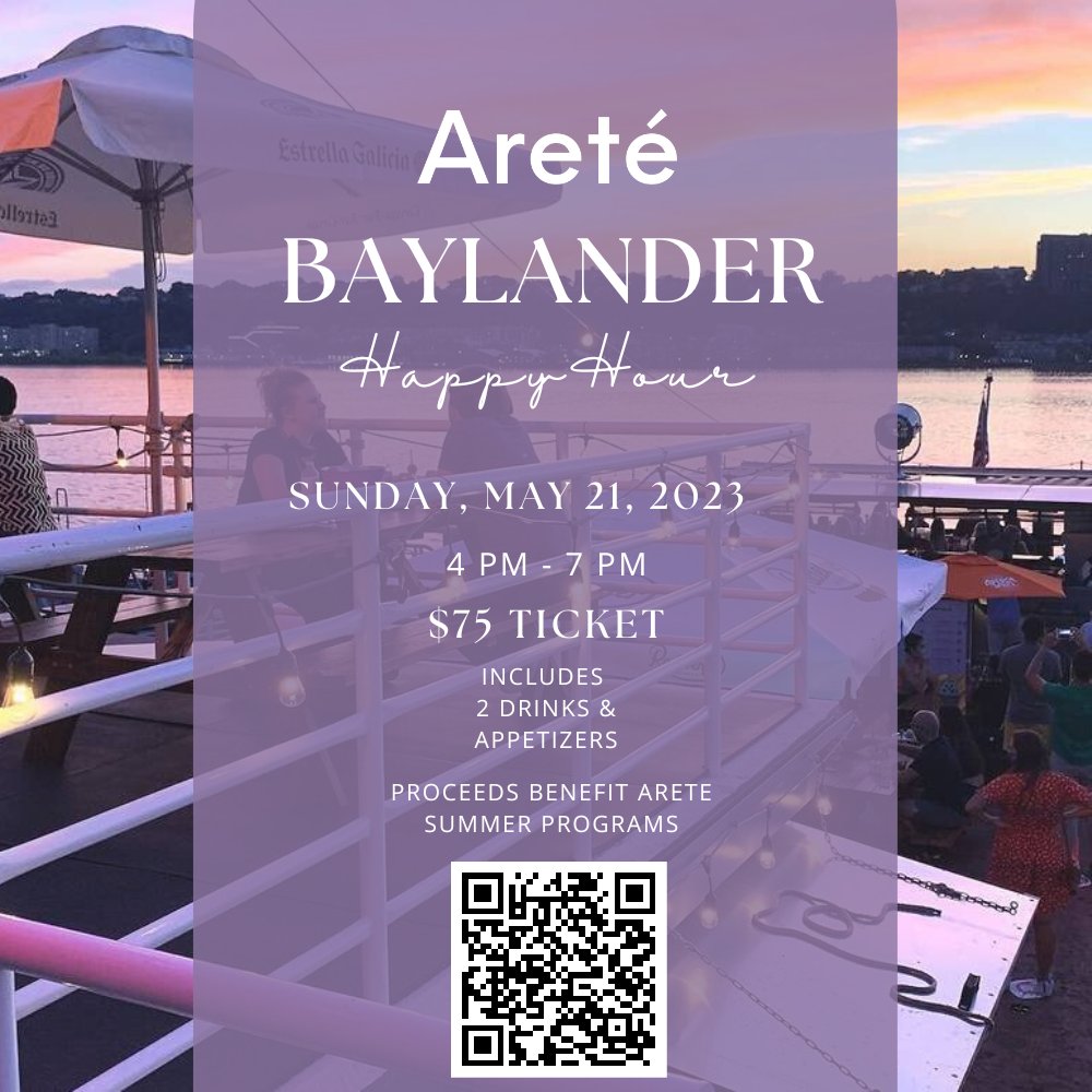 Arete Baylander Happy Hour Ticket - eepurl.com/irCB4o