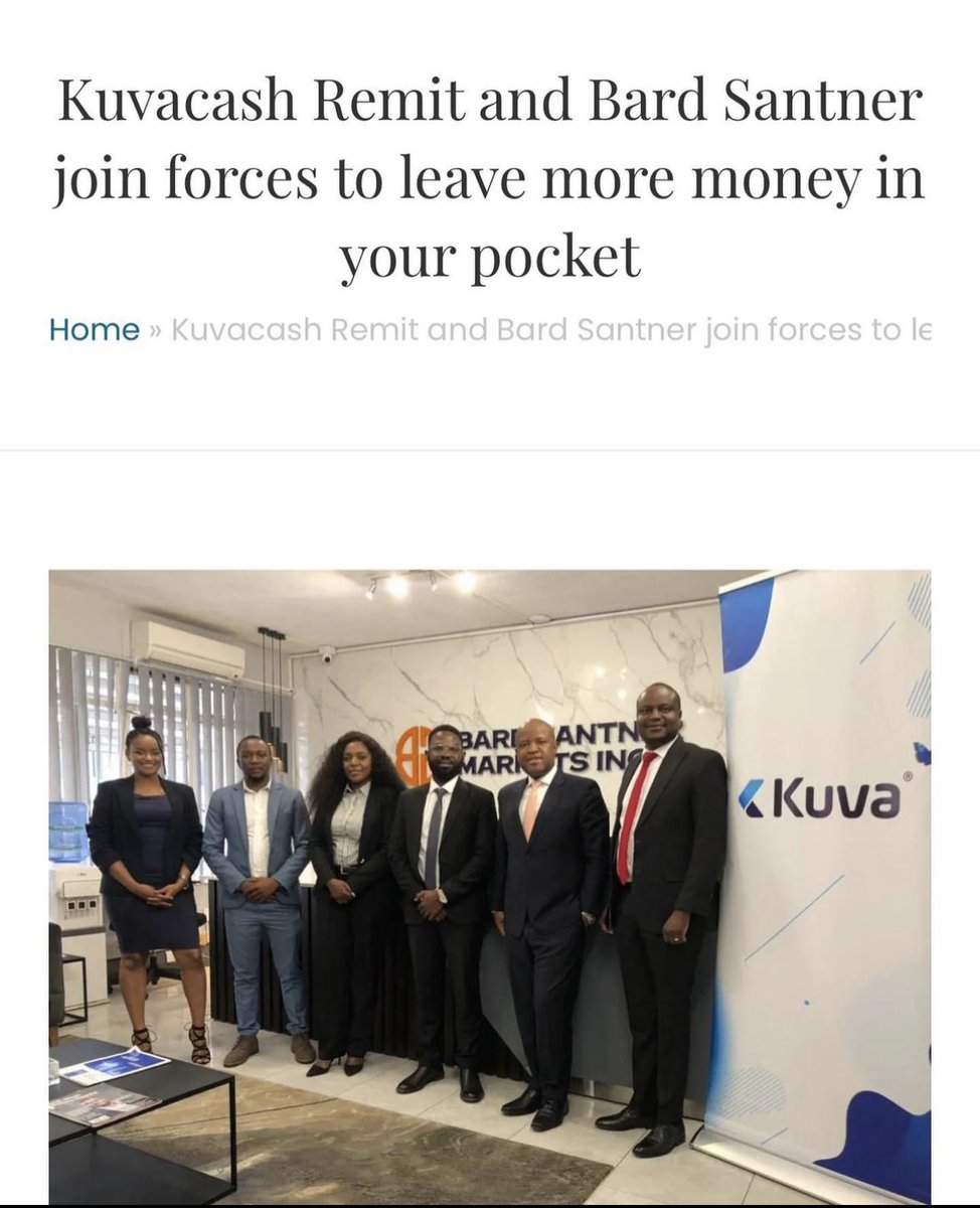 kuvacash's tweet photo. 📣 Exciting News! 🤝 We are thrilled to announce a groundbreaking partnership between @Kuvacash and @BardSantner Inc. 💼💫

Combining the cutting-edge technology of Kuvacash with Bard's extensive nationwide footprint, we aim to revolutionize remittances from the UK! 💸✨ https://t.co/bF9k1vjIn3