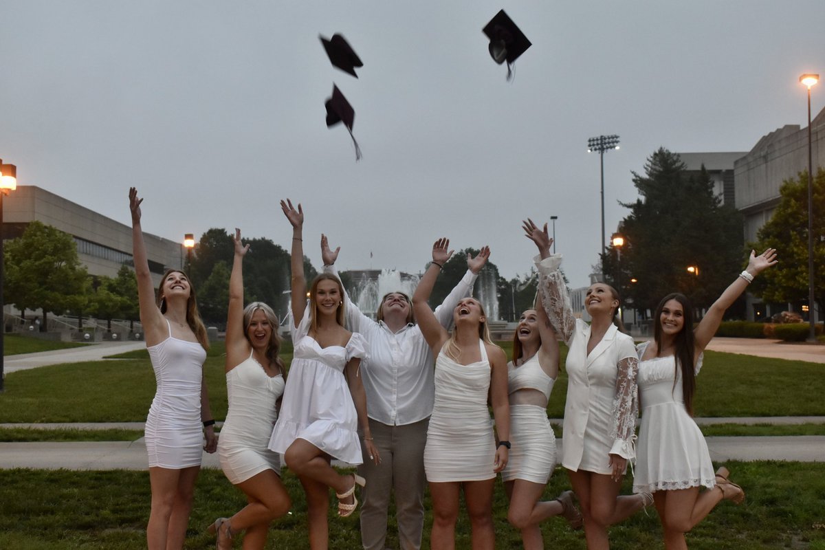 MoStateWSOC's tweet photo. Special shoutout to our 8 graduates! 🎓✨ Tomorrow they will walk the stage &amp; step into their new futures🎉🍾👏

#C4 #MTT #NEXTSTEP https://t.co/D90AkMckcS