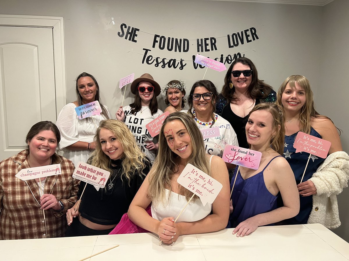 JennaCaputo's tweet photo. @ErasTourResell My favorite era is Fearless but my sister loves them all so much that we threw her Taylor Swift themed bachelorette. She walked down the aisle to Wildest Dreams a few weeks ago, but the real dream come true would be getting this ticket! https://t.co/rCG89jBPJS