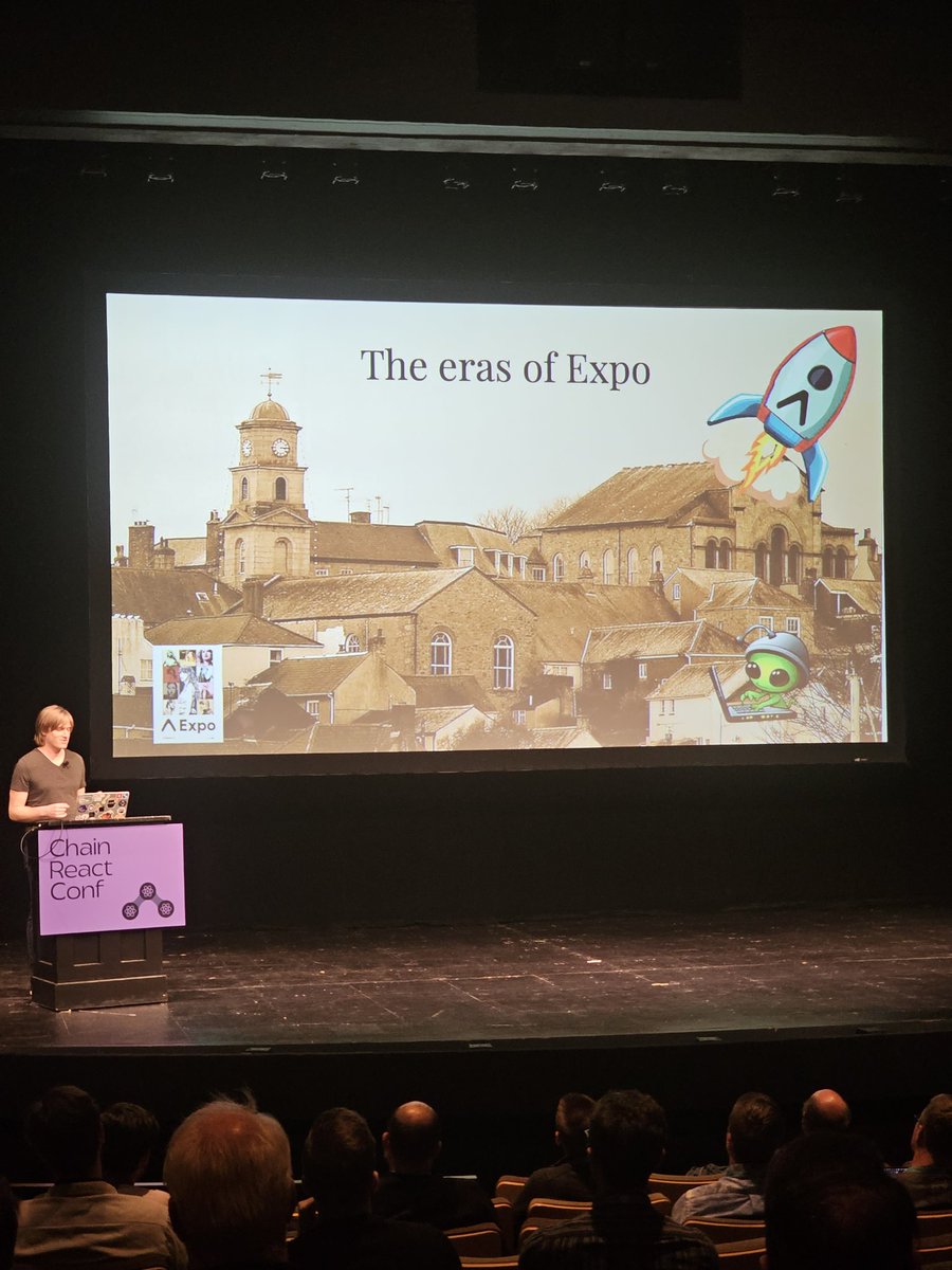 _codejenn's tweet image. Loved the history of @expo and debunking the myths about what you get with these amazing tools today!
Thank you @keithremixed for helping share the new era and bringing it to light!
Chose your own adventure! But I suggest considering Expo on your journey!

#ChainReact2023