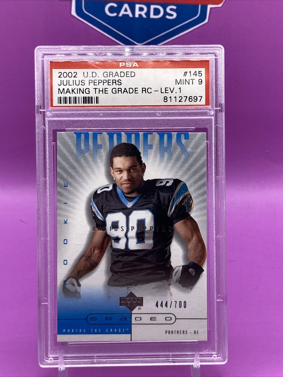 USSportsCards1's tweet photo. #CompBusting card #2
PSA 9 Rookie #/700 Julius Pepper ๐ถ๏ธ cheapest Buy it Now listed on eBay and offers on! @Panthers @ChicagoBears @packers
https://t.co/HMrwXQmITQ https://t.co/E6tR1sl3Cf