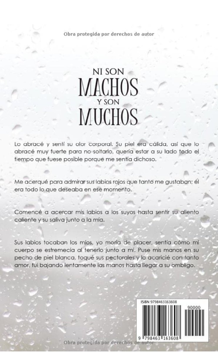 romirocas's tweet photo. Mi libro  NI SON MACHOS Y SON MUCHOS: UNA PLAYLIST DE ÍNTIMOS RECUERDOS (Spanish Edition) 
Esta a la venta en formato digital o PDF por solo $50 MXN.
Envío por correo electrónico.
Pueden realizar depósito o transferencia bancaria.
Un Rt también me ayuda 😃 https://t.co/8pS4SDvEL5