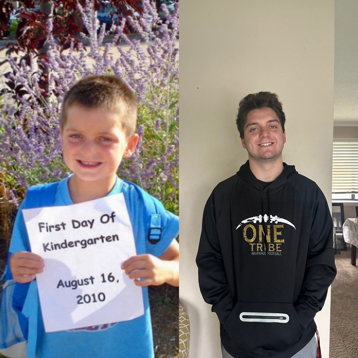 mjoylovesports's tweet image. First Day of Kindergarten 💛🖤 Last Day of Senior Year - Oh the Places You’ll Go…
#iblinked #nebraskacornhuskers #Classof2023 @MichaelAutry29