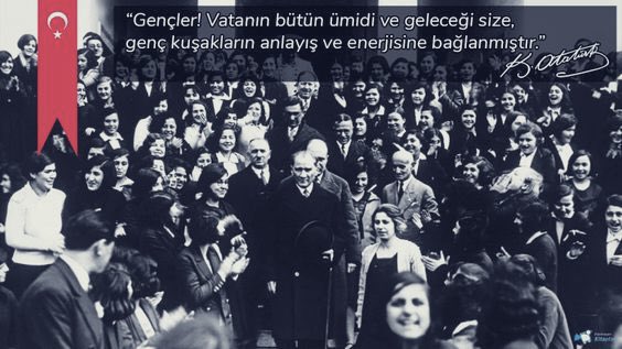 #19MAYIS ATATÜRK’Ü ANMA,
      Gençlik ve Spor Bayramı
                     Kutlu Olsun.