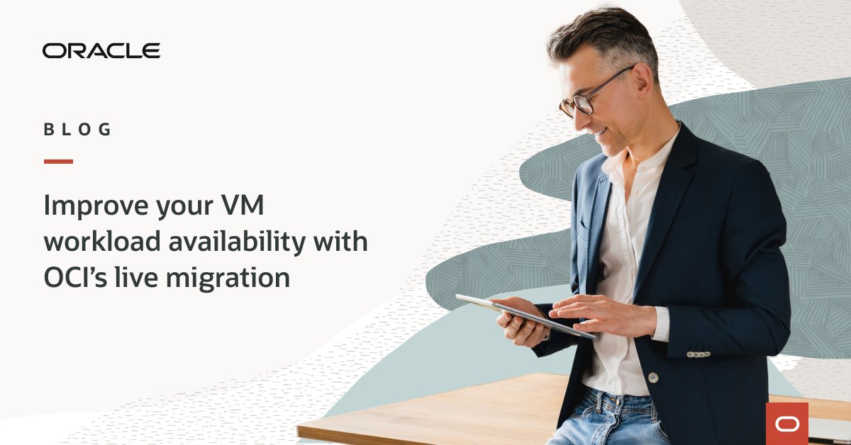 You need a #cloud that can keep up 24/7. Learn how <a href="/OracleCloud/">Oracle Cloud</a>'s Live Migration keeps enterprise workloads up and running, even during maintenance events. social.ora.cl/6017OiCJX #OCI
