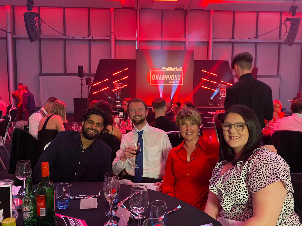 Had the best evening with some of the team tonight at the Prolific North Champions Awards. So wonderful to be in the room with so many innovative and talented creatives as I kick off my own career in PR #CelebrateTheNorth 🤩