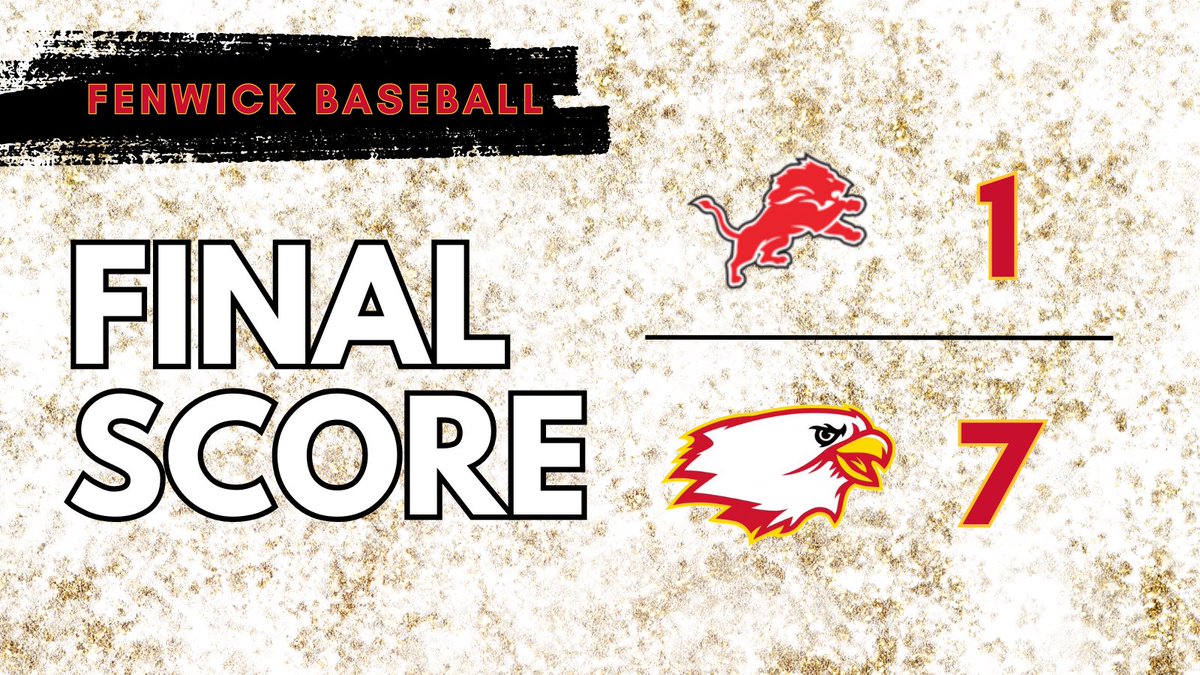 Final from Fenwick! Falcons take care if business, advance to take on Indian Hill on Tuesday.

HIGHLIGHTS

Grandstaff 2-4, 2B, 2 R, RBI
Adams 2-4, 2 RBI
Hensley 1-2, RBI
Oakes 1-2, R
Hensley, Bezold, Bachmann, Haglage: RBI each

#FlyTheW